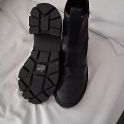 Tory Burch Chelsea Lug-Sole Heeled Ankle Boots