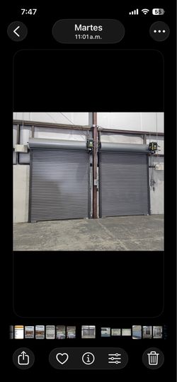 8’ x 10’ Used No Insulada Rolling Door