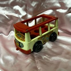 Vtg Fisher Price Little People Mini Bus