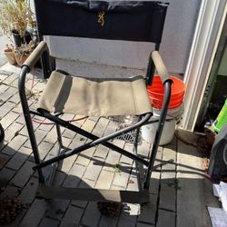 Tall Camping Chair. Bar Stool Height 