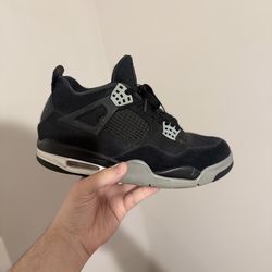 Jordan 4 black canvas size 9.5