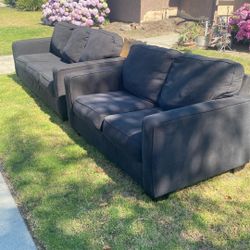 FREE COUCHES / SMALL FRIDGE MUST PICK UP 