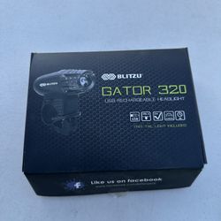 Blitzu Gator 320 USB Rechargeable Bike Headlight & Tail Light Set — Used