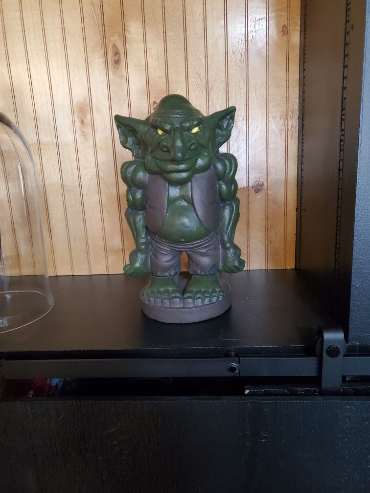Spirit Halloween 14” Mike The Troll Blow Mold Goblin Monster Ogre Orc