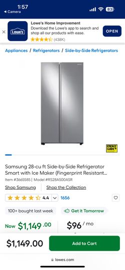 Samsung 28 Inch fridge (new)