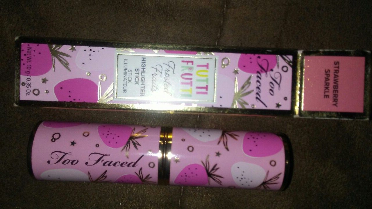 Too faced Tutti Frutti Frosted fruits highlighter stick "Strawberry sparkle"
