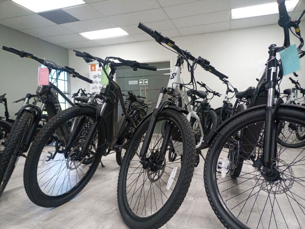 Step Over Commuter Electric Bikes – Slim Tires, Easy Cruising!