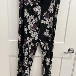 Gilligan & O’Malley Ladies Pajama Pants - Floral Pattern - Size XXL