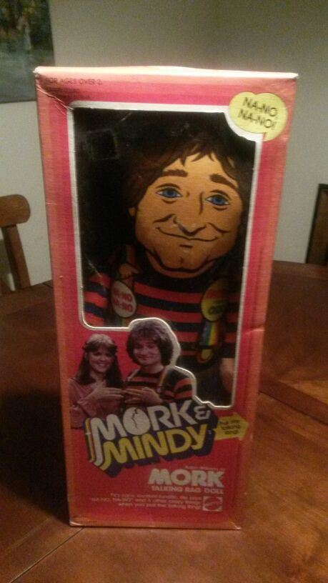 Robin Williams as Mork and Mindy