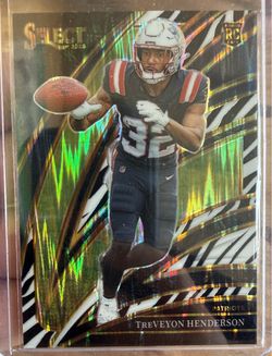 2025 nfl select Henderson club level zebra