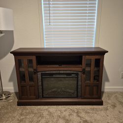 Entertainment Center with Fireplace 