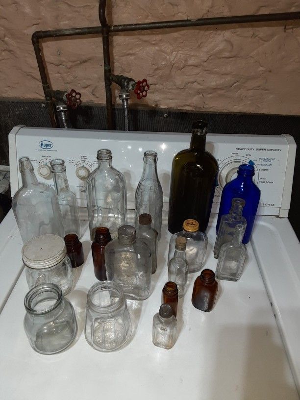 Vintage Glass Bottles