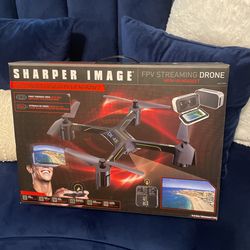 Sharper Image FPV Streaming Drone With VR Headset Brand New Never USED