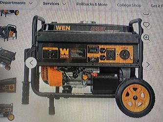 WEN 4750W Electric Start Generator