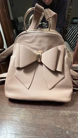 Crossi Light Pink Backpack Purse