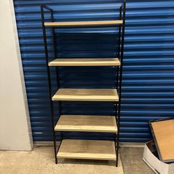 72" Loring 5 Shelf Ladder Bookcase Vintage Oak-Project 62