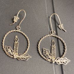 Beautiful Silver Earrings 