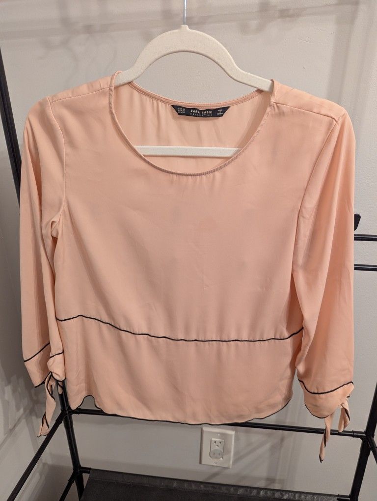 Zara Work Formal Dressy Top