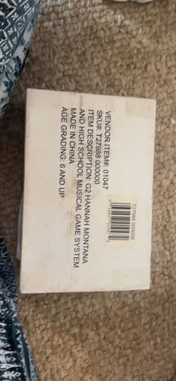 New in box, this is a G2 Hannah Montana and High School Musical game system.