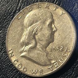 1952 Half Dollar 90% Silver It
