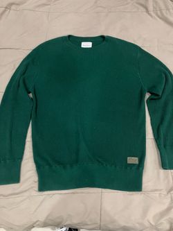 Deux Ex Machina green ribbed sweater