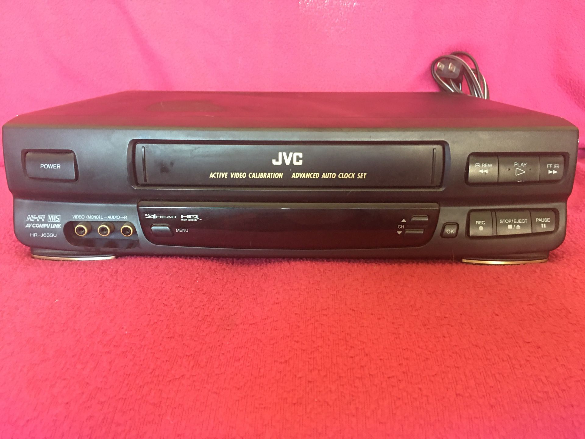 JVC 4 Head High Quality VCR