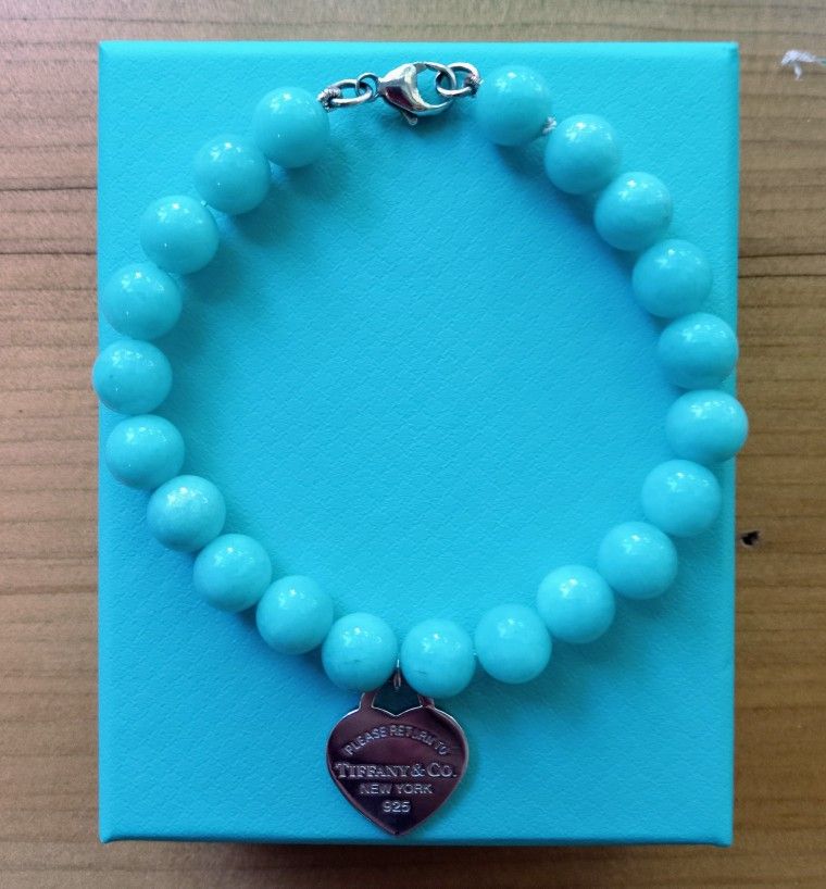 Tiffany & Co. Return to Tiffany Amazonite Bracelet – $475 OBO