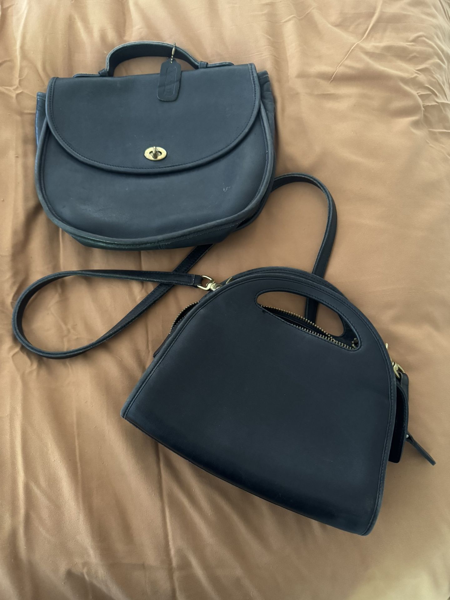 Two Vintage Coach Bags