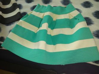 Structured skater skirt