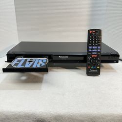 Panasonic Blu-ray Disc Player-plays all three formats-Blu-ray, DVD, CD-TESTED-Cleaned-Plays Well-includes remote-Demonstration Available 