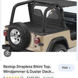 Bikini Top For Jeep Wrangler TJ