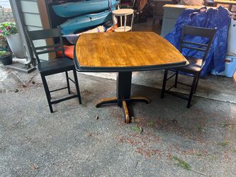 Dining room table and chairs