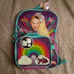 Jojo Siwa Backpack with detachable Lunchbag 