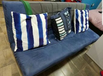 Balkarp Sleeper Sofa Blue