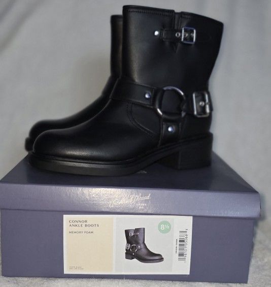 Universal Thread Goods Co Women Size 8.5 Connor Ankle Boot Memory Foam New 