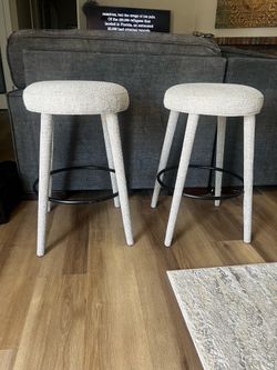 Grey barstools