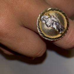 San Judas Chunky Ring 10kt