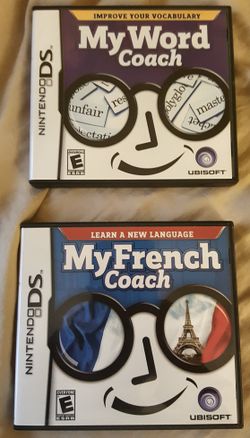 Nintendo DS games - My Word & French Coach