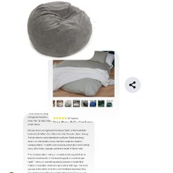 Full Size  Convertible Corduroy Bean Bag Chair/Bed