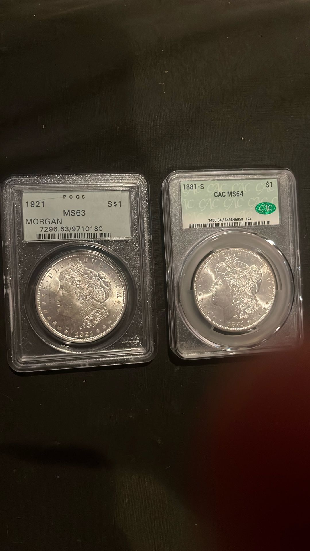 Graded Morgan Lot CAC  And PCGS