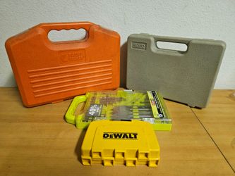 Mixed Drill & Drive Bit Sets - DeWalt, Ryobi, Ridgid, Black & Decker