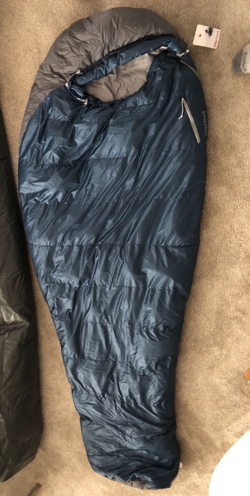 NEW! Marmot Ironwood 20 Mummy Lightweight Sleeping Bag, 20-Degree Rating, Denim/Steel Onyx