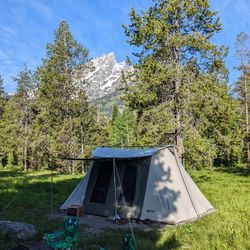 Kodiak Canvas 10 x 14 ft. Flex-Bow Deluxe Canvas Camping Tent