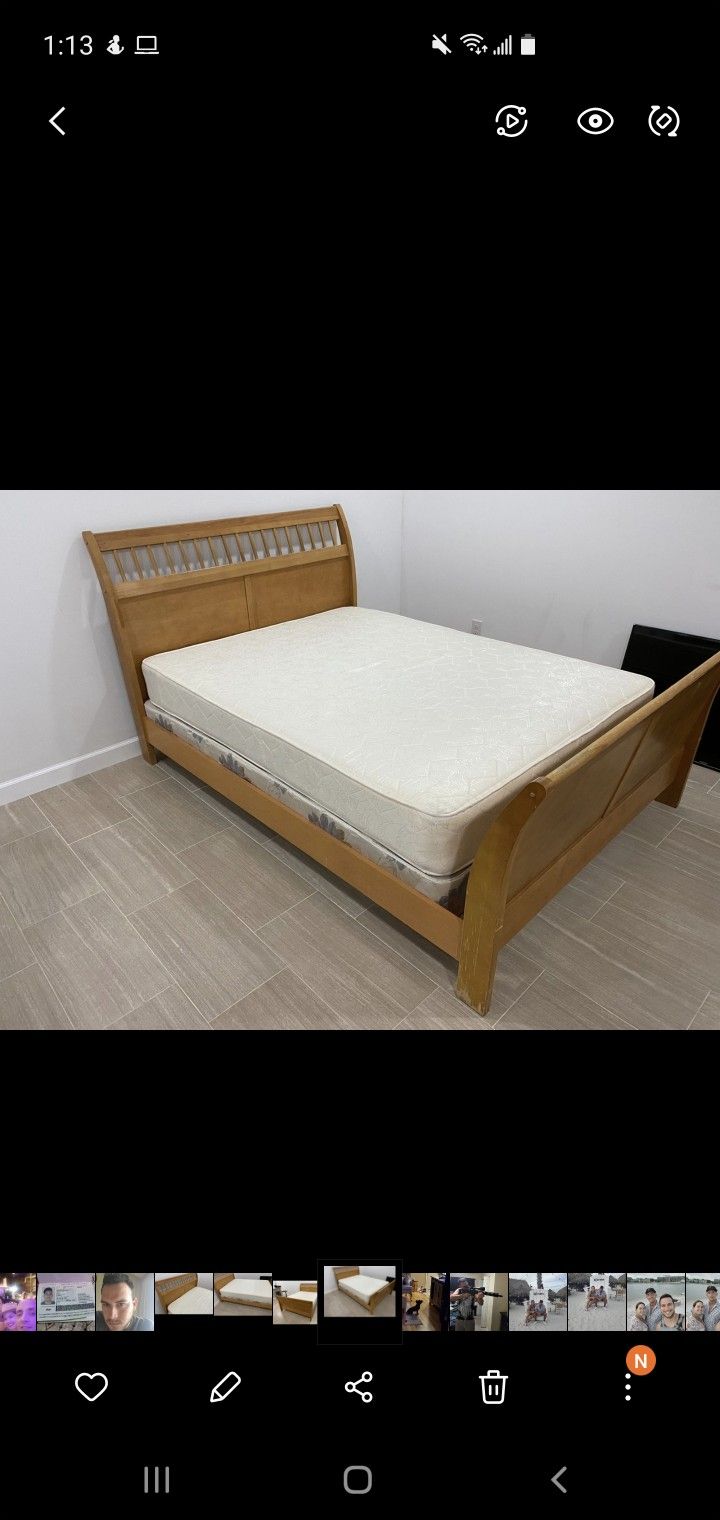 bed queen size with matress included