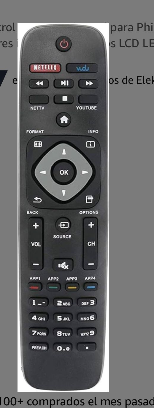 Phillips Smart tv with remote