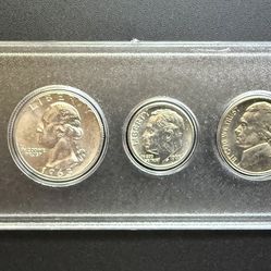 1963 Uncirculated Year Set Of 5 Coins