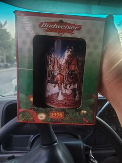 1998  Budweiser holiday Stein