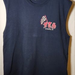 FULL THROTTLE SALOON STURGIS SD BIKER BAR F.T.S T-SHIRT X-LARGE BLACK SLEEVELESS