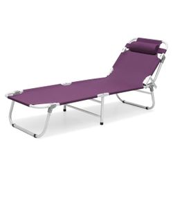 Camping Cot Purple