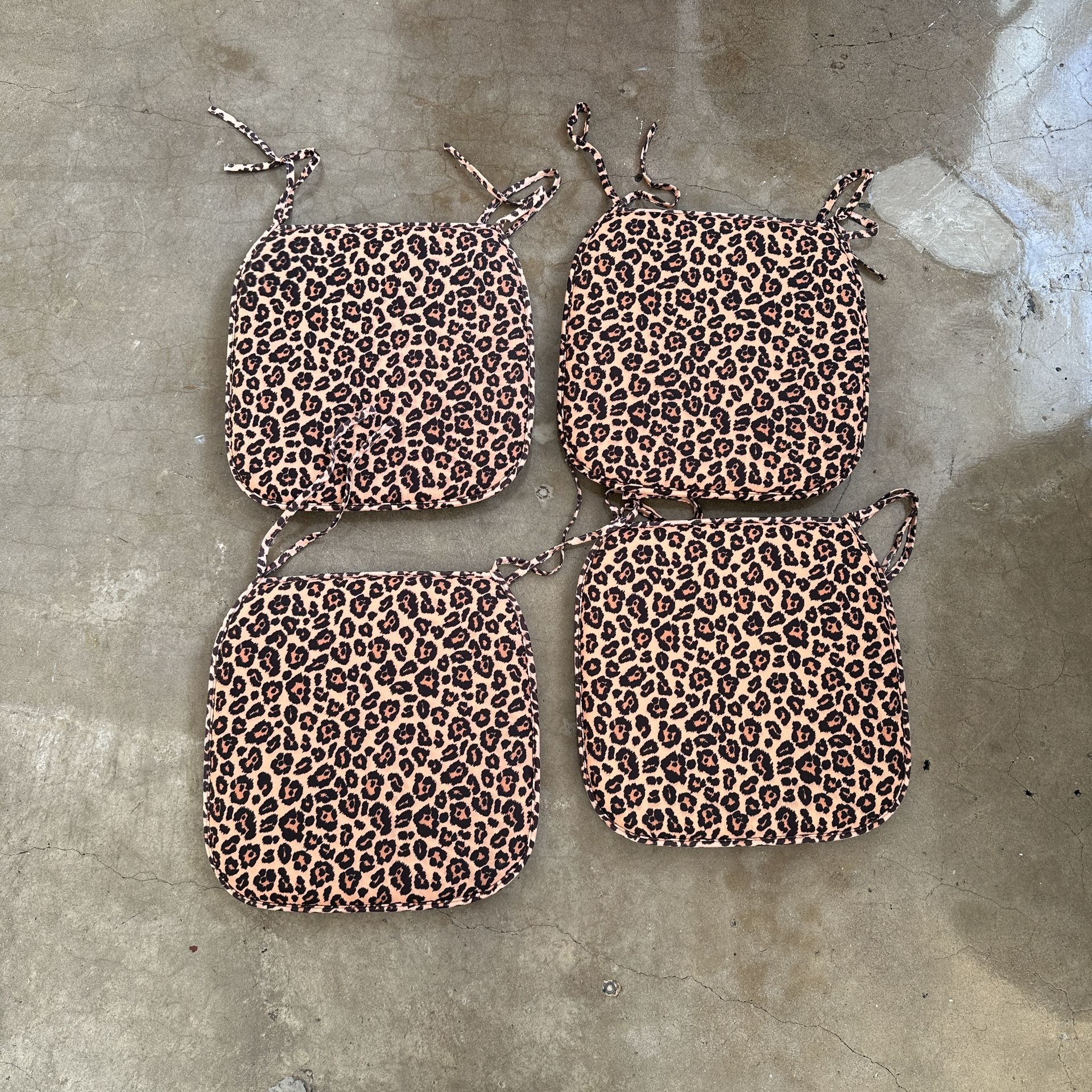 Leopard Print Seat Covers X4